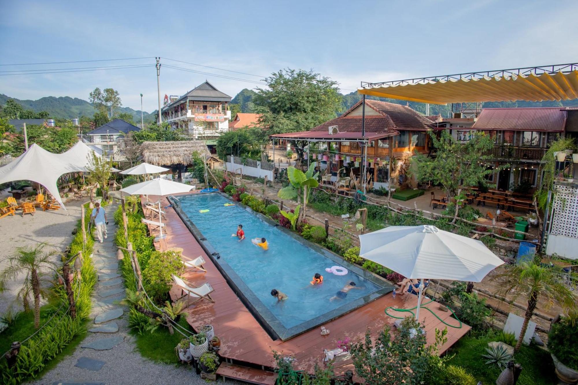 Noong Oi Homestay Moc Chau Eksteriør billede